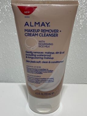 3/$30 Almay Cream Cleanser Makeup Remover in Beige-Tone Packaging